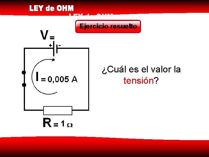 ¿Cuál es el valor la tensión? 