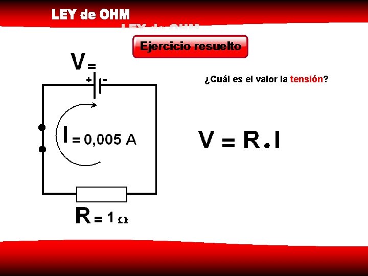 ¿Cuál es el valor la tensión? 