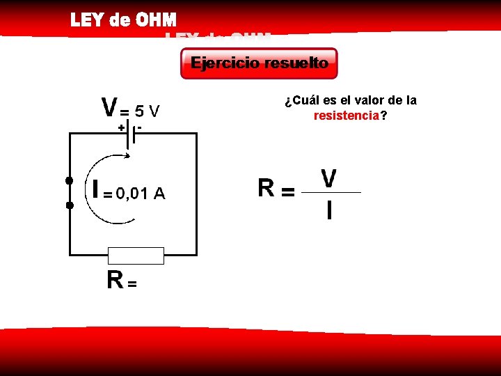 ¿Cuál es el valor de la resistencia? 