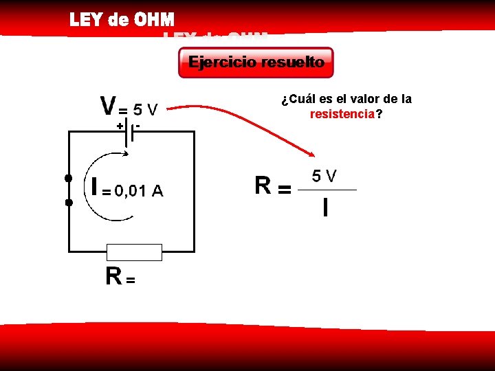 ¿Cuál es el valor de la resistencia? 