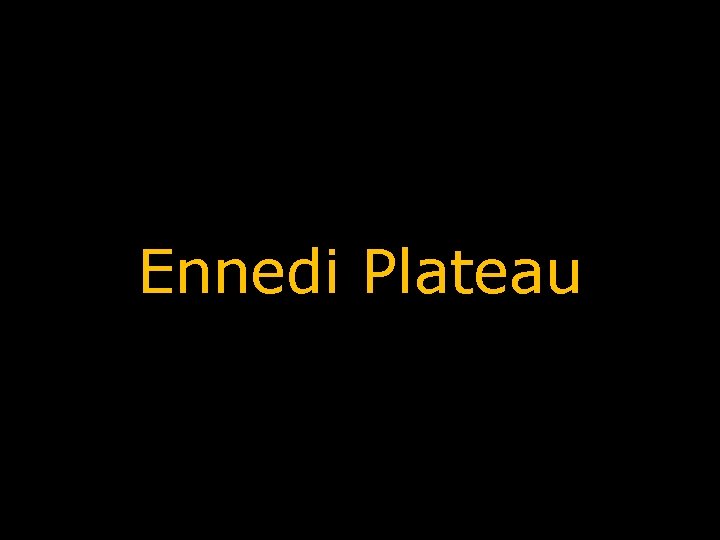 Ennedi Plateau 