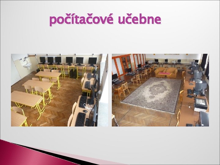 počítačové učebne 