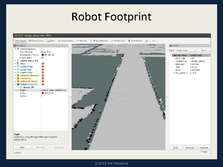 Robot Footprint (C)2013 Roi Yehoshua 