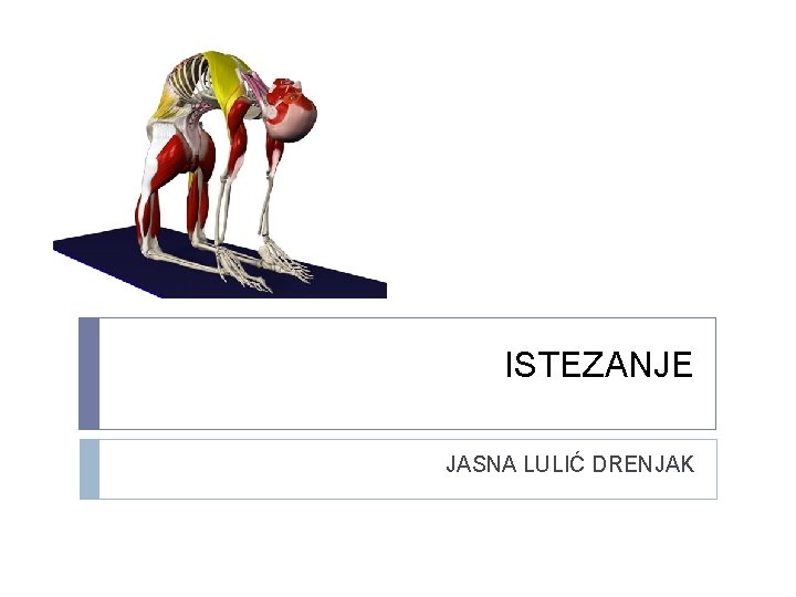 ISTEZANJE JASNA LULIĆ DRENJAK 
