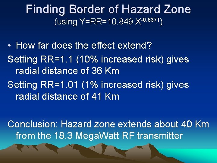 Distance To Avoid Rfs EMF from RFCell towers What we can learn