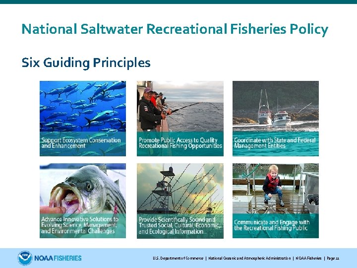 National Saltwater Recreational Fisheries Policy Six Guiding Principles U. S. Department of Commerce | National Oceanic