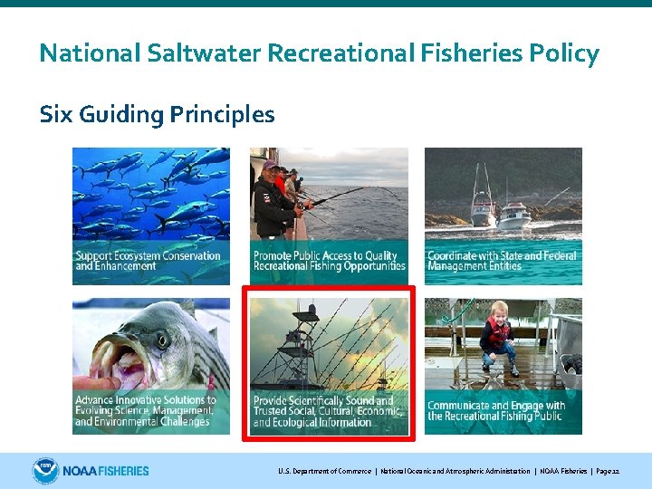 National Saltwater Recreational Fisheries Policy Six Guiding Principles U. S. Department of Commerce | National Oceanic