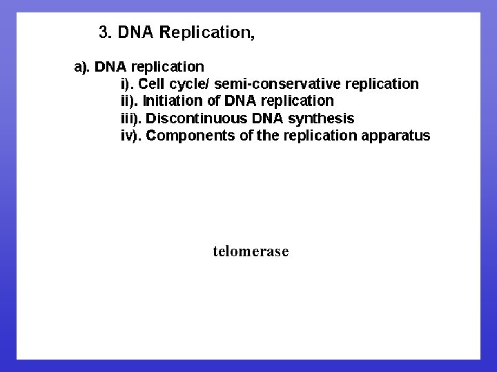 telomerase 