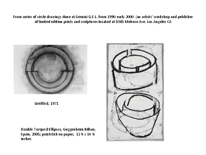 From series of circle drawings done at Gemini G. E. L. from 1990 -early