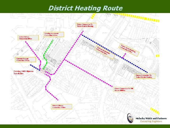 District Heating Route Malachy Walsh and Partners Consulting Engineers 