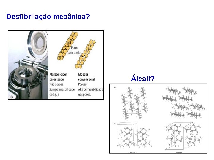 Desfibrilação mecânica? Álcali? 