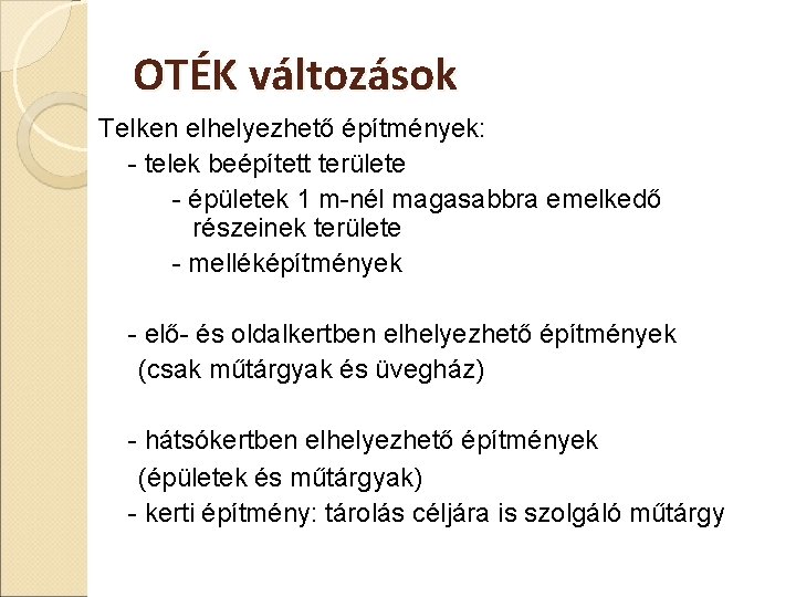 épület Fogalma Oték