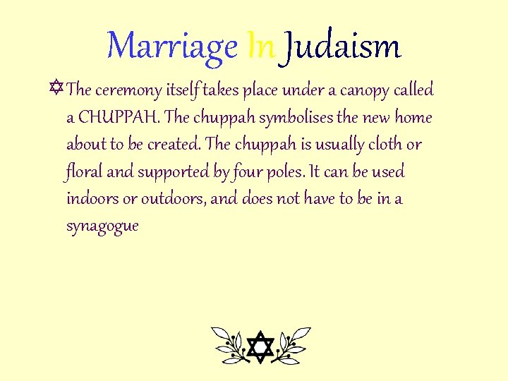 Marriage In Judaism Y The ceremony itself takes place under a canopy called a