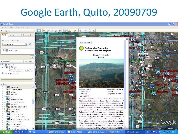 Google Earth, Quito, 20090709 