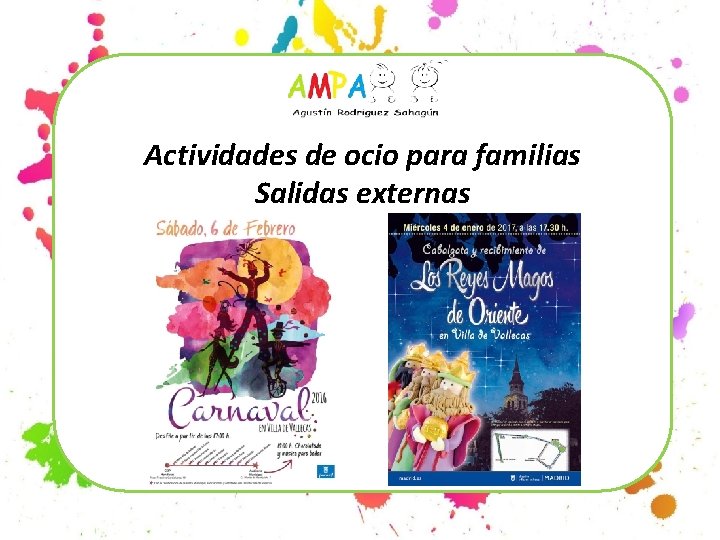 Actividades de ocio para familias Salidas externas 