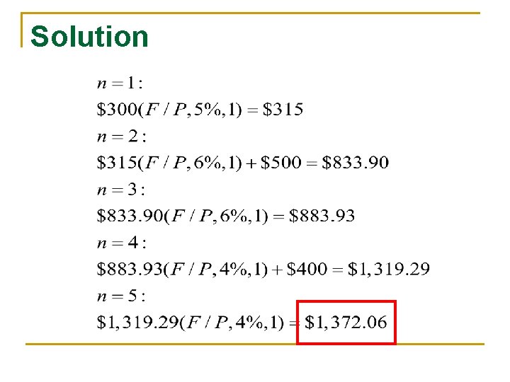 Solution Solution