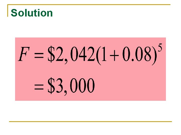 Solution Solution