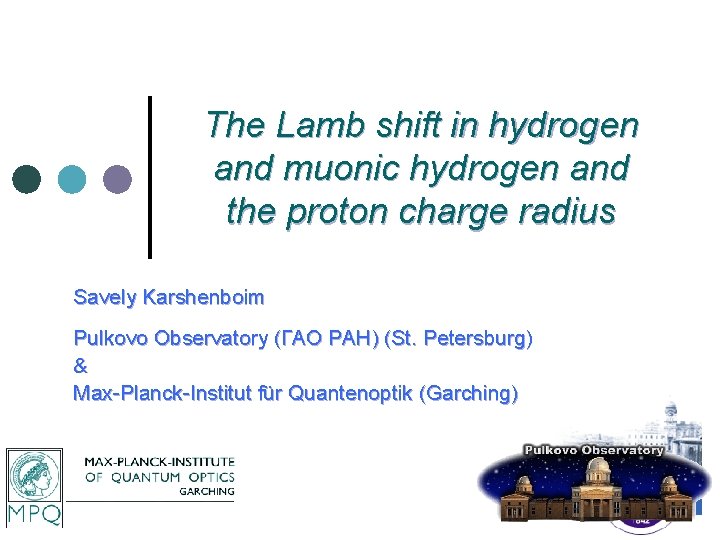 The Lamb shift in hydrogen and muonic hydrogen and the proton charge radius Savely