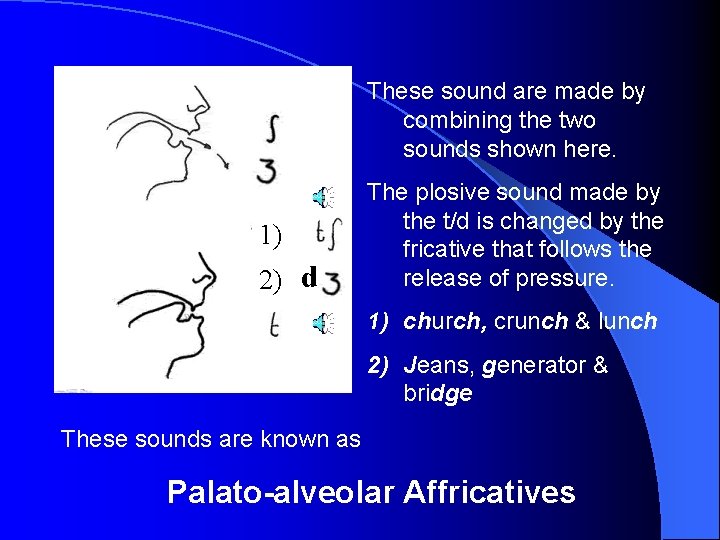 These sound are made by combining the two sounds shown here. 1) 2) d