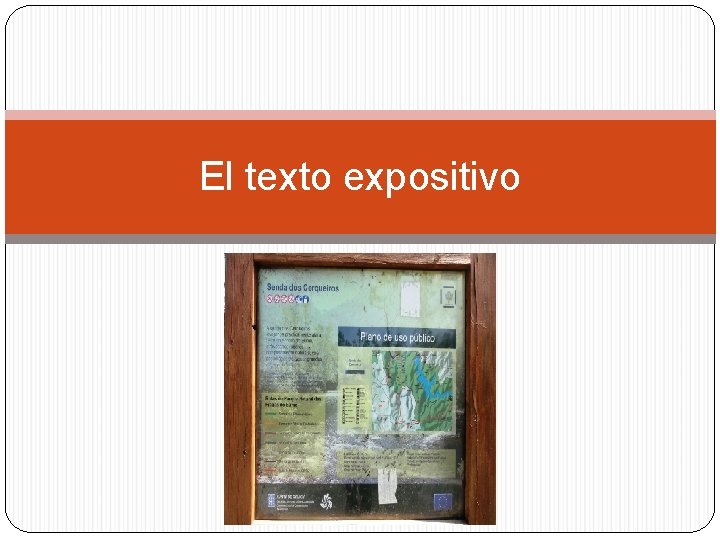 El texto expositivo 