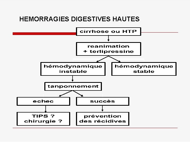 HEMORRAGIES DIGESTIVES HAUTES 