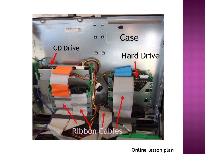 Case CD Drive Hard Drive Ribbon Cables Online lesson plan 