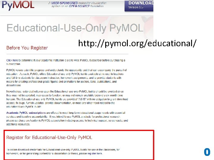 http: //pymol. org/educational/ 0 