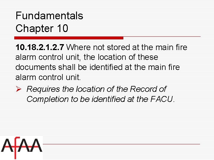 Fundamentals Chapter 10 10. 18. 2. 1. 2. 7 Where not stored at the