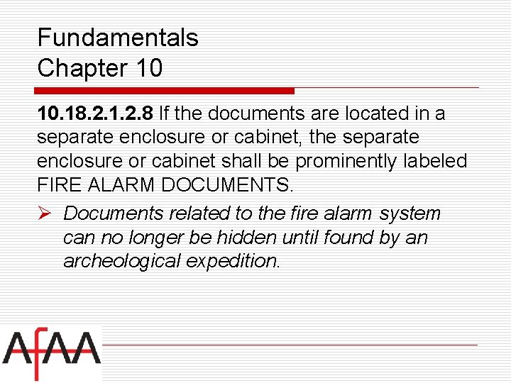 Fundamentals Chapter 10 10. 18. 2. 1. 2. 8 If the documents are located