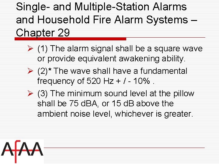 Single- and Multiple-Station Alarms and Household Fire Alarm Systems – Chapter 29 Ø (1)