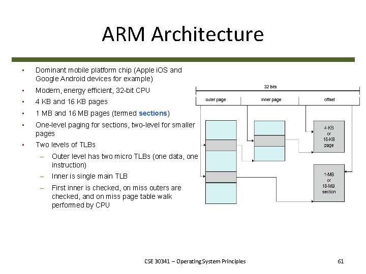 ARM Architecture • Dominant mobile platform chip (Apple i. OS and Google Android devices