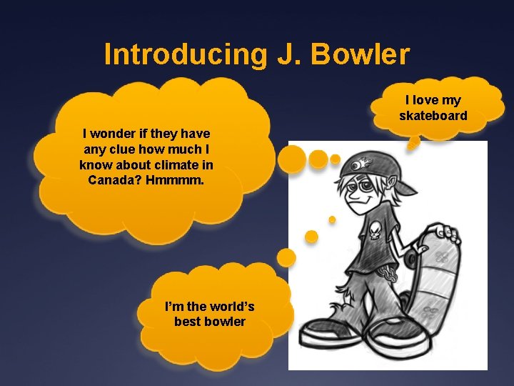 Introducing J. Bowler I love my skateboard I wonder if they have any clue