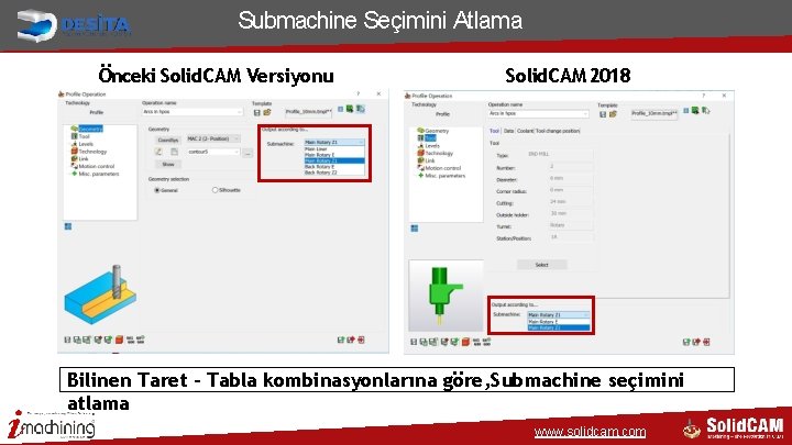 Submachine Seçimini Atlama Önceki Solid. CAM Versiyonu Solid. CAM 2018 Bilinen Taret – Tabla Submachine Seçimini Atlama Önceki Solid. CAM Versiyonu Solid. CAM 2018 Bilinen Taret – Tabla