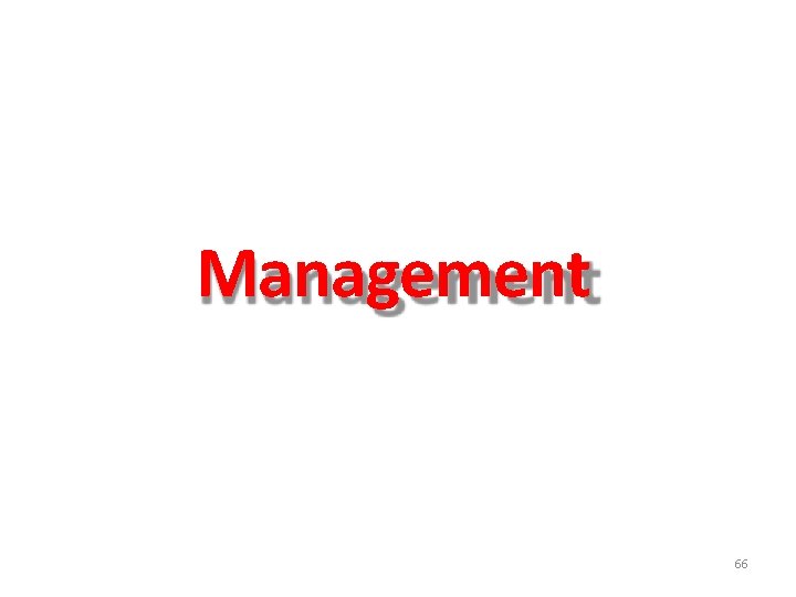 Management 66 Management 66