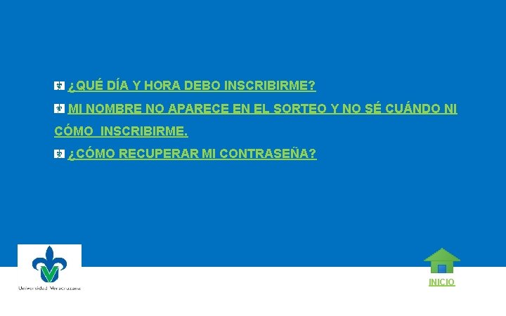 ¿QUÉ DÍA Y HORA DEBO INSCRIBIRME? MI NOMBRE NO APARECE EN EL SORTEO Y