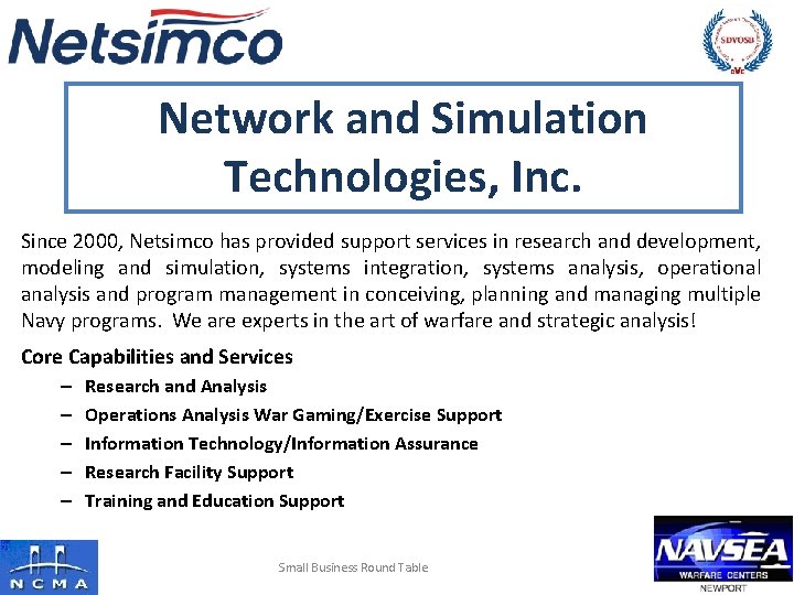 Network and Simulation Technologies Inc Since 2000 Netsimco