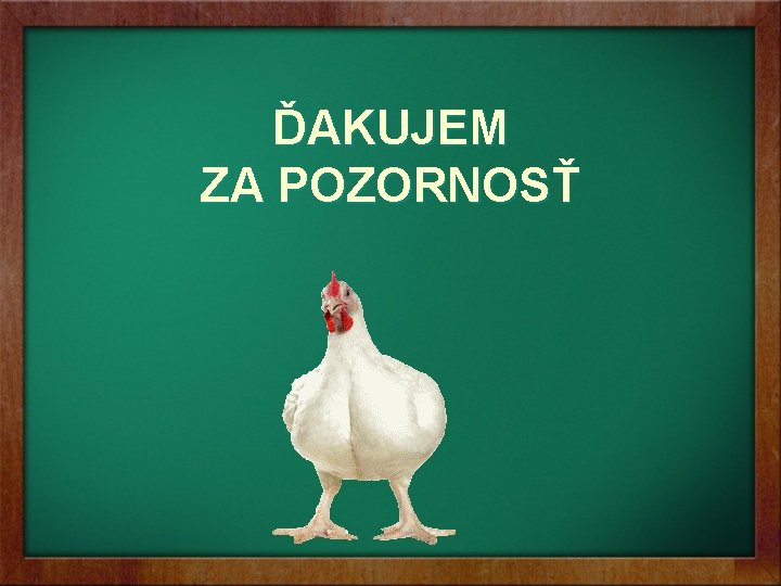 ĎAKUJEM ZA POZORNOSŤ ĎAKUJEM ZA POZORNOSŤ