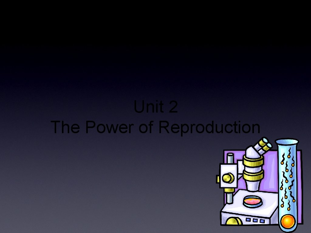 Unit 2 The Power of Reproduction 