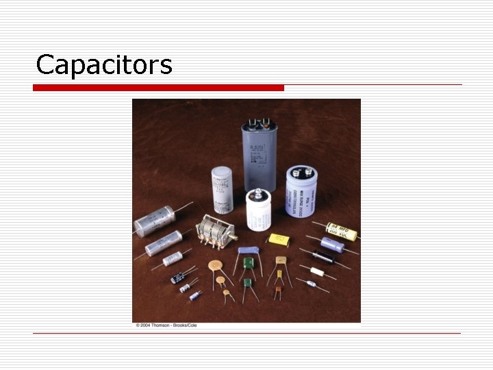 Capacitors 