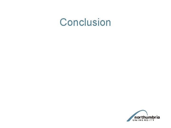 Conclusion Conclusion