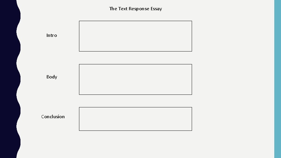 The Text Response Essay Intro Body Conclusion 