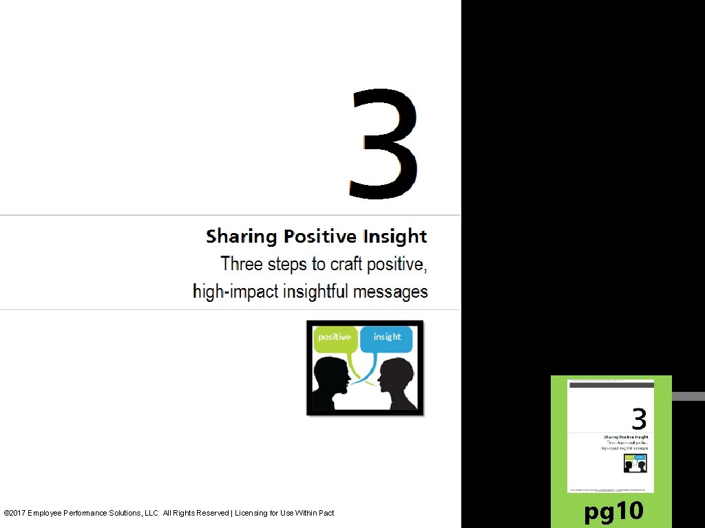 2 © 2017 Employee Performance Solutions, LLC All Rights Reserved | Licensing for Use 2 © 2017 Employee Performance Solutions, LLC All Rights Reserved | Licensing for Use