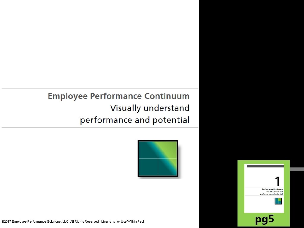 2 © 2017 Employee Performance Solutions, LLC All Rights Reserved | Licensing for Use 2 © 2017 Employee Performance Solutions, LLC All Rights Reserved | Licensing for Use