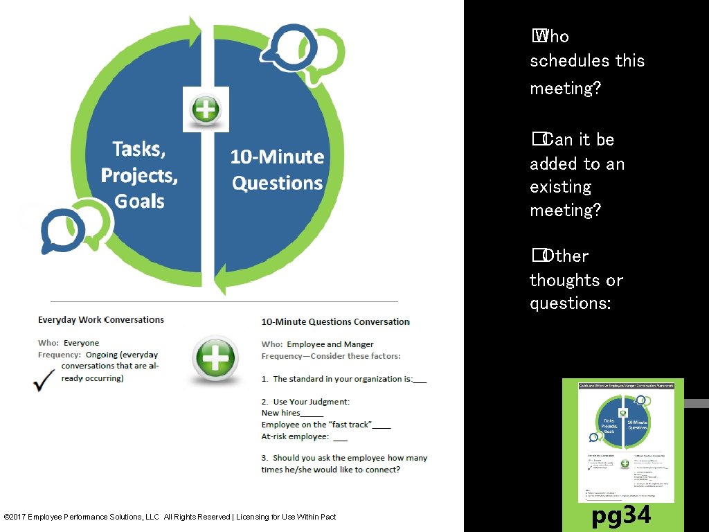 � Who schedules this meeting? 11 �Can it be added to an existing meeting? � Who schedules this meeting? 11 �Can it be added to an existing meeting?