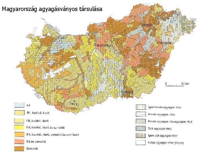 Magyarország agyagásványos társulása 