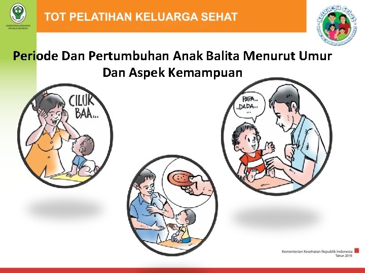 Periode Dan Pertumbuhan Anak Balita Menurut Umur Dan Aspek Kemampuan 