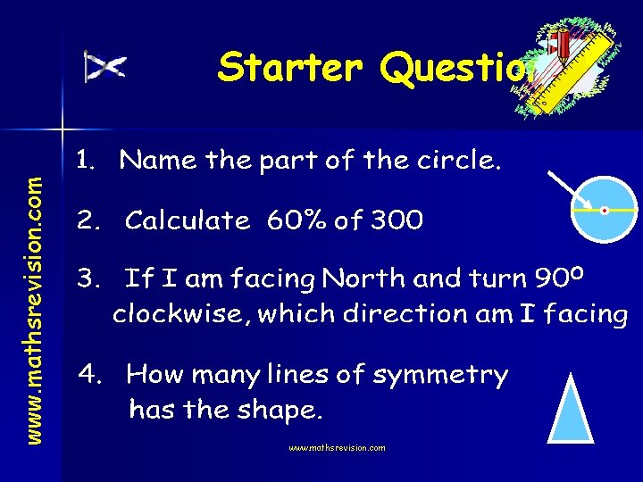 www. mathsrevision. com Starter Questions www. mathsrevision. com 