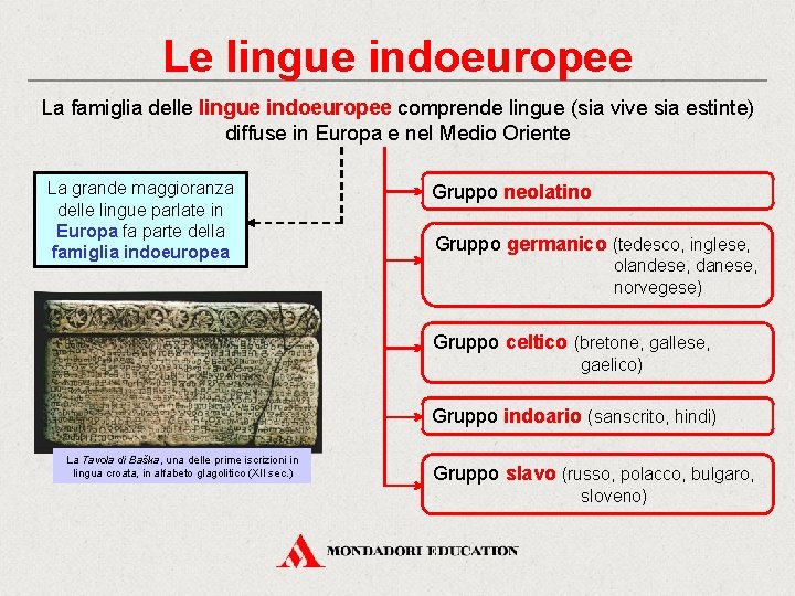 Le lingue indoeuropee La famiglia delle lingue indoeuropee comprende lingue (sia vive sia estinte)