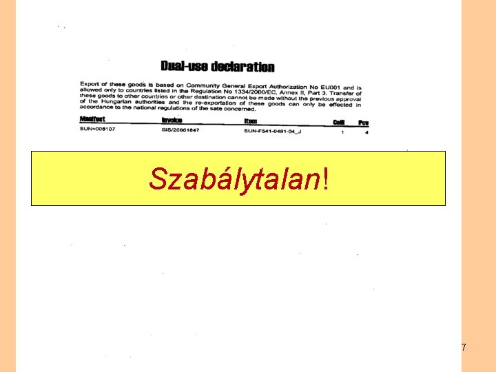 Szabálytalan! 17 