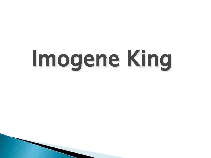 Imogene King 